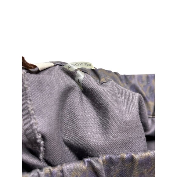 Soft Surroundings Pants Women's Size Large Green Stretch Tapered Leg - Picture 3 of 7